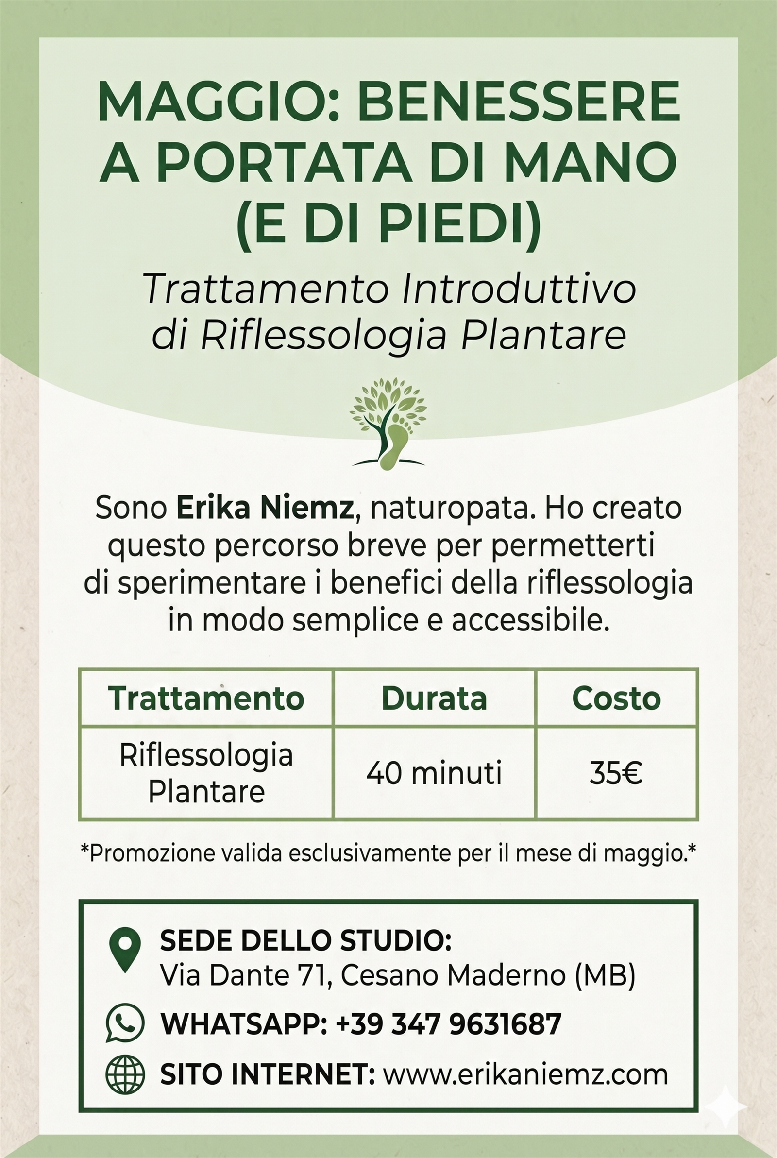 PROMOZIONE MAGGIO